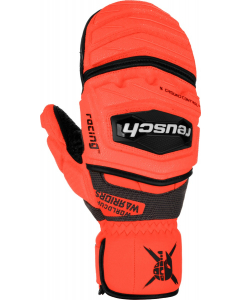 Reusch Race Fauster Worldcup Warrior GS blk/fluo red