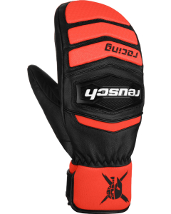 Reusch Worldcup Warrior GS Junior Mitten black/fluo red