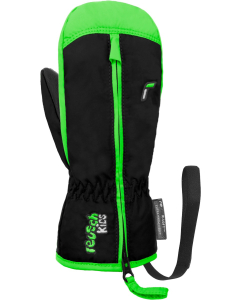 Reusch Kids Ben Mitten black/neon green