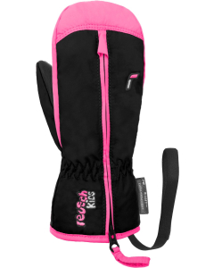 Reusch Kids Ben Mitten black/knockout pink