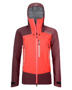 Ortovox Womens WESTALPEN 3L JACKET coral