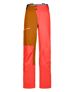Ortovox Womens 3L ORTLER PANTS coral