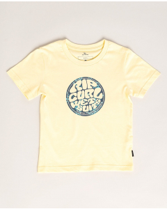 Rip Curl Boys FILGREE WETTY TEE GROMS PALE YELLOW