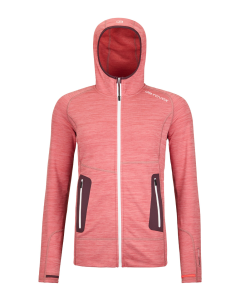 Ortovox Women's FLEECE LIGHT HOODY wild rose blend