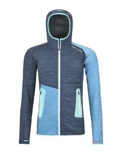 Ortovox Women's FLEECE LIGHT HOODY deep ocean blend
