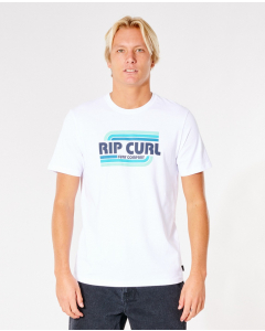 Rip Curl Men SURF REVIVAL YEH MUMMA TEE 3262 optical white