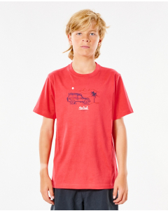 Rip Curl Boy TUCKITO TEE 4870 retro red