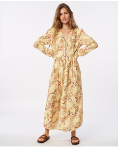 Rip Curl Women PLAYABELLA MAXI DRESS 4094 light yellow
