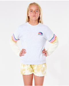 Rip Curl Girl SURF REVIVAL CREW 3233 light grey heat