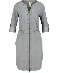 Alife & Kickin Womens Hanna Dress light grey denim