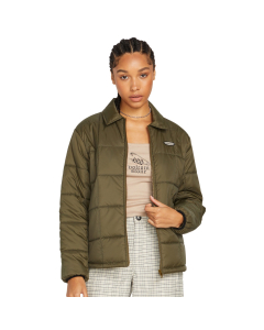 Volcom Women's THISTHATTHEM JKT MILITARY