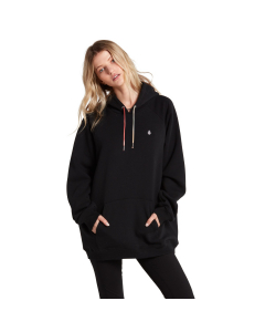 Volcom WOMEN'S TRULY STOKED BF HOODIE BLACK-ESCAPE