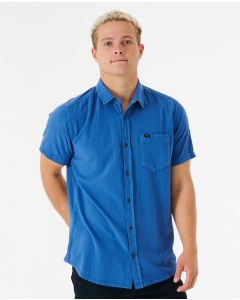 Rip Curl Men's WASHED S/S SHIRT SPARKY BLUE