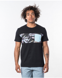 Rip Curl Mens BUSY SESSION S/S TEE BLACK