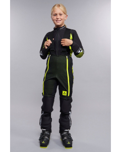 Fischer JUNIOR RACE SHORTS black/yellow