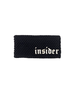 Insider Stirnband Logo schwarz