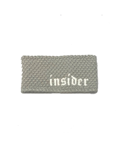 Insider Stirnband Logo grau