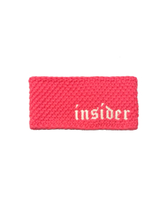 Insider Stirnband Logo pink