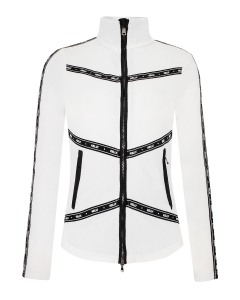 Kelly Midlayer Zip Through Kiton white