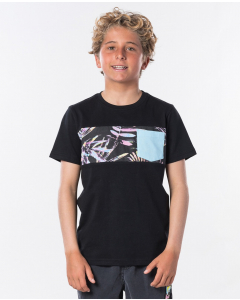 Rip Curl Kids BLOCK POCKET SS TEE BOY BLACK