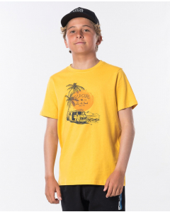 Rip Curl Kids COCHE SS TEE BOY WASHED YELLOW