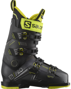 Salomon S/PRO 110 GW Black/Acid Green/Dark Silver Metallic