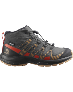 Salomon XA PRO V8 MID CSWP Junior Magnet/Acorn/Cherry Tomato