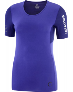 Salomon Damen S/LAB NSO TEE clematis blue