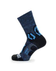 UYN Junior Outdoor Explorer Socks Black/French Blue