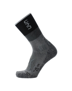 UYN Men's Trekking One Cool Socks Grey/Black
