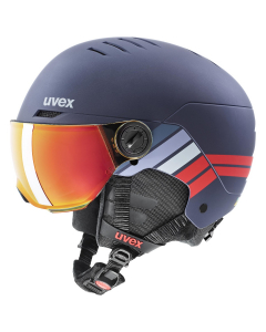 Uvex Helm rocket JR VISOR navy-red str