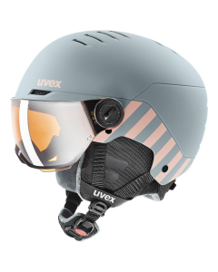 Uvex Helm rocket JR VISOR rhino-blush