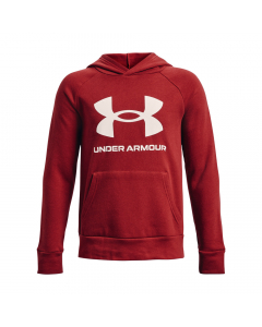 UA Boys RIVAL FLEECE HOODIE 1357585 RED