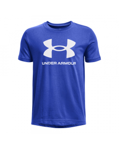 UA Boys Sportstyle Logo SS 1363282 BLU