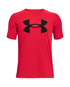 UA Boys Tech Big Logo SS 1363283 RED