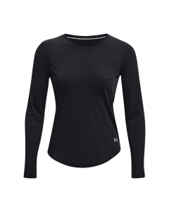 UA Womens Streaker Longsleeve 1370339 BLK