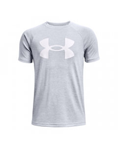 UA Boys Tech Twist SS 1371429 GRY 011
