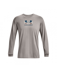 UA Mens GRID GEOMETRIC LOGO LS 1375144 GRY