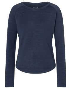 Super Natural Women's ESSENTIAL CREW I22 blue iris melange