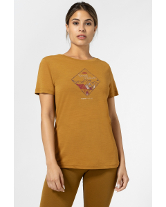 Super Natural Women's SOUND OF NATURE TEE 05 cumin /sun dried