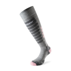 Lenz Socken skiing 3.0 hellgrau/rosa
