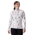 Spyder Women's VIVID 1/2 ZIP WHITE