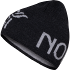 Norröna /29 mid merinoUll logo Beanie Caviar Melange