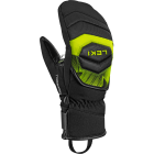 Leki Glove WCR Core TR Junior Mitt black-yellow