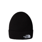 TNF Kids LOGO BOX CUFFED BEANIE TNF BLACK