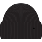 Atomic DOUBLE CUFF KNIT BEANIE BLACK