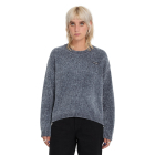 Volcom Women's BUBBLE TEASE SWEATER STORM BLUE