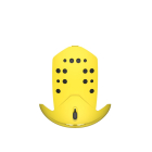 Flaxta Deep Sp. Hardshell Top Yellow