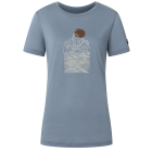 Super Natural Women's Preikestolen Cliffs Tee 15F Flint Stone