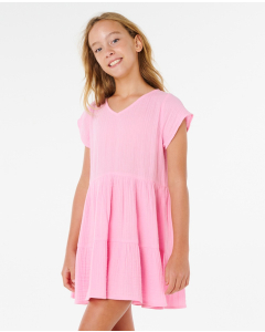 Rip Curl Girls PREMIUM SURF DRESS BRIGHT PINK